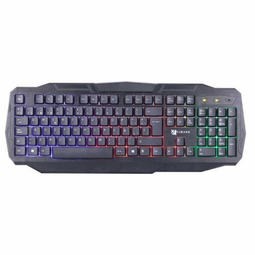 Teclado Gamer XZZ-TE-01 Español USB RGB X-Lizzard
