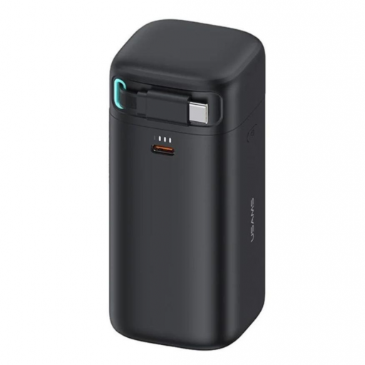 Power Bank 18000mAh PD45W Cable Retráctil Magnético Tipo C Negro CD216 USAMS