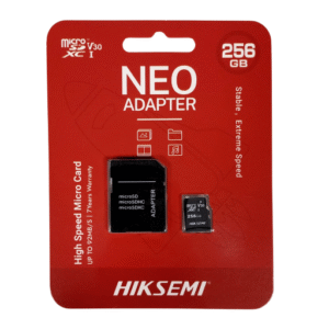 Tarjeta MicroSD 256GB C/Adaptador SD Hiksemi